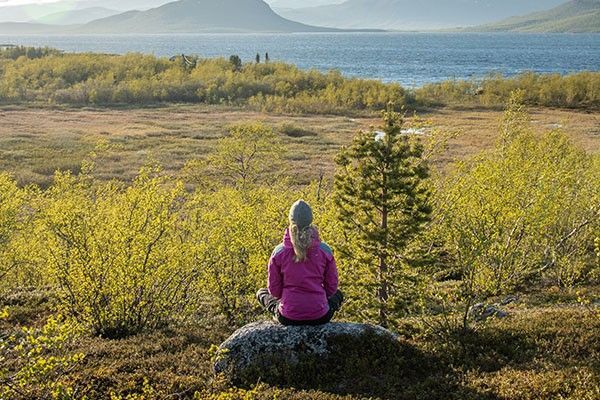 Parque Nacional de Abisko, en la Laponia filandesa. © Landscapes From The Sky - Shutterstock.com