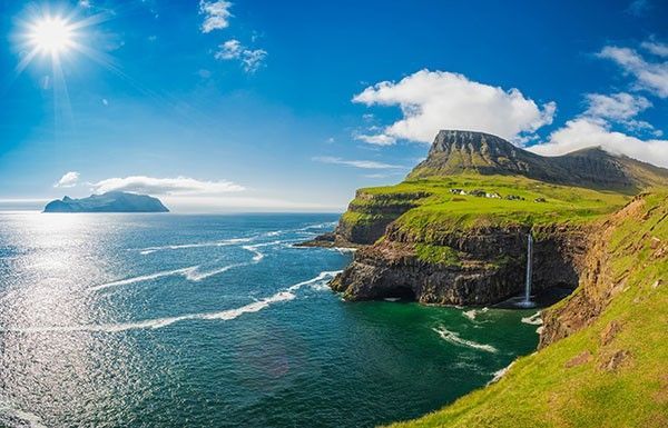 Viajar a las islas Feroe. Gasadalur.