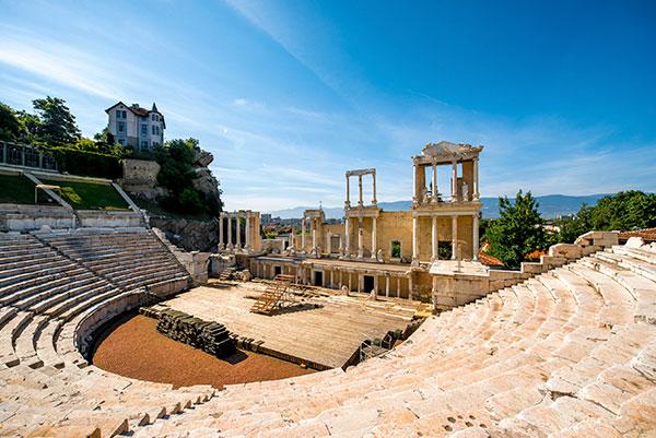 Plovdid: teatro romano. © RossHelen-iStockphoto.