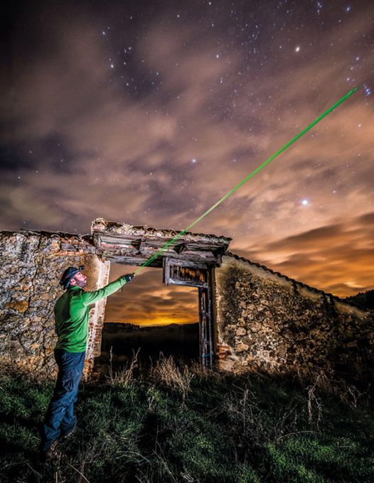 Astroturismo con la empresa Más que Monte en la sierra de Ayllón, Segovia. © Más que Monte.